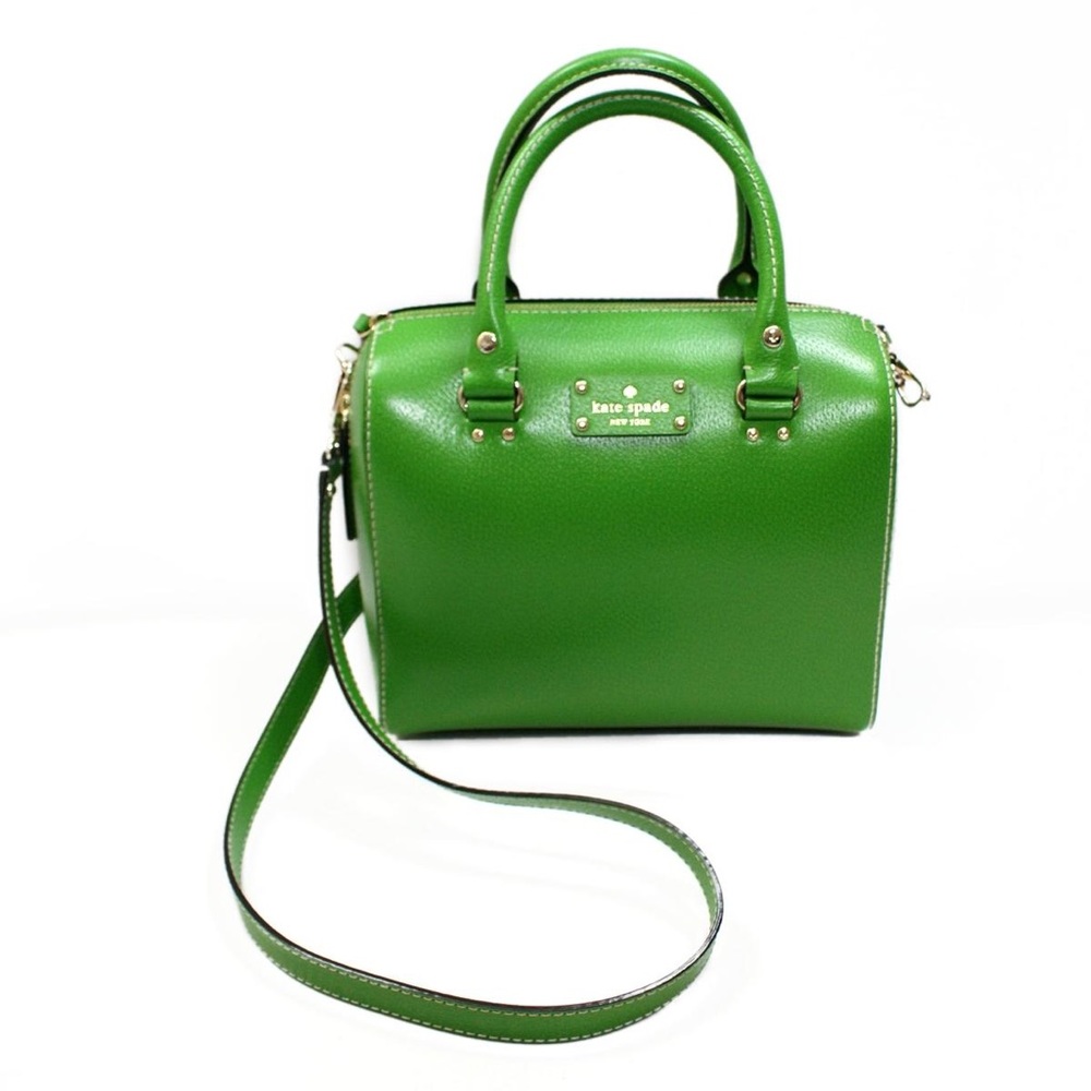 Kate Spade Alessa Wellesley Emerald Satchel $378